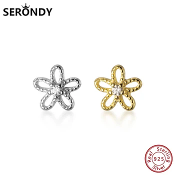 SERONDY Flower 925 Silver Earrings For Women Unusual Jewelry Stud Earrings Undefined Fashion 2020 New Hit Female Gift ED10786 
SERONDY Flower 925 Silver Earrings For Women Unusual Jewelry Stud Earrings Undefined Fashion 2020 New Hit Female Gift ED10786