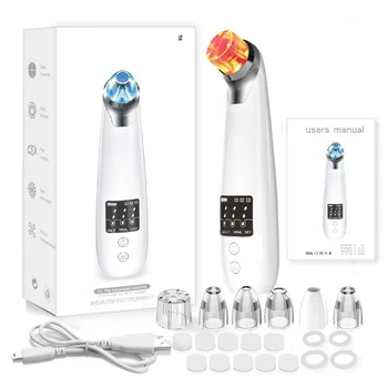 Face Skin Care Blackhead Remover Device Pores Cleaning Tool 3 Color Modes Skin Care Tool EK-New
Face Skin Care Blackhead Remover Device Pores Cleaning Tool 3 Color Modes Skin Care Tool EK-New