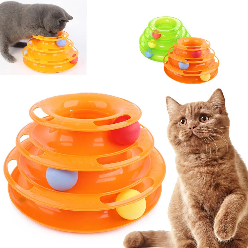 Three Levels Cat Tower Tracks Disc Cat Intelligence Amusement Triple Play Disc Pet Toy Balls Training Amusement Plate Dropship
Three Levels Cat Tower Tracks Disc Cat Intelligence Amusement Triple Play Disc Pet Toy Balls Training Amusement Plate Dropship