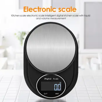 Kitchen Scale Electronic Scale Smart Digital Kitchen Scale with Liquid & Volume Measurements Balance Cuisine waga Kitchen Gadget
Kitchen Scale Electronic Scale Smart Digital Kitchen Scale with Liquid & Volume Measurements Balance Cuisine waga Kitchen Gadget
