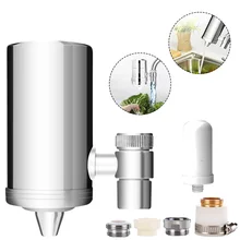 304 Stainless Steel Faucet Water Filter Diatom Ceramic Tap Reduce Chlorine And Odors Tap Water Filter Kitchen Purifier Household
304 Stainless Steel Faucet Water Filter Diatom Ceramic Tap Reduce Chlorine And Odors Tap Water Filter Kitchen Purifier Household
