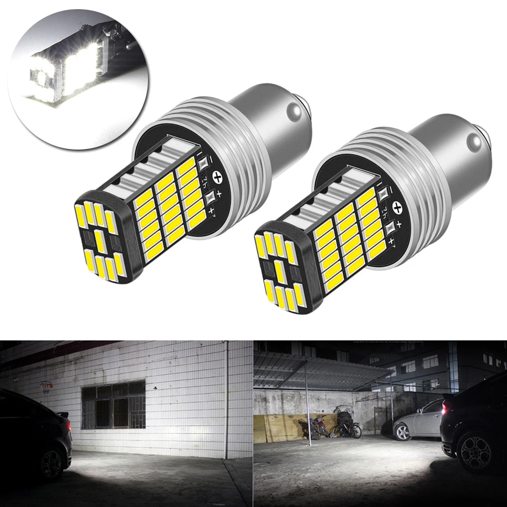 Светодиодные лампы 1156 BA15S P21W высокой мощности, 45 шт., 4014SMD, Сверхъяркие, 1200 лм, сменные, для автомобильных фонасветильник заднего хода, белые, 2 шт.
Светодиодные лампы 1156 BA15S P21W высокой мощности, 45 шт., 4014SMD, Сверхъяркие, 1200 лм, сменные, для автомобильных фонасветильник заднего хода, белые, 2 шт.
