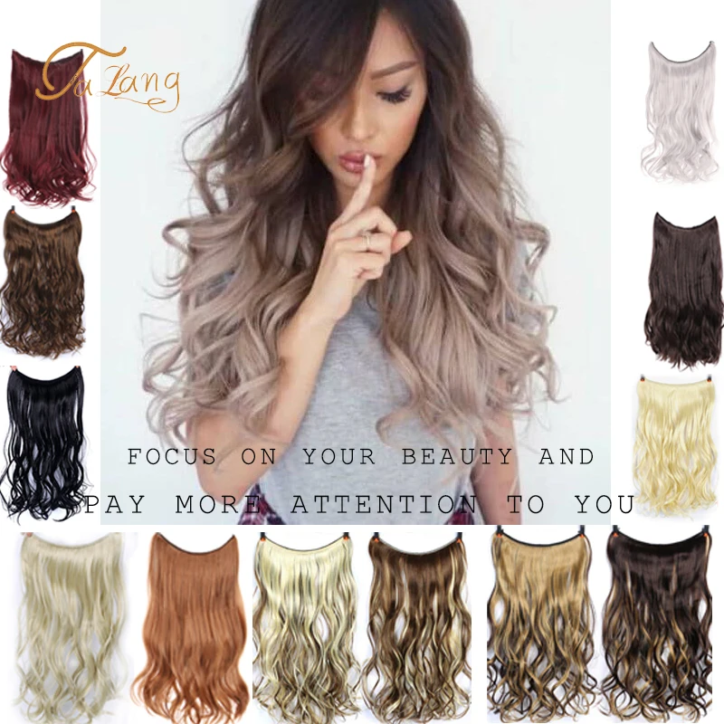 TALANG Long wavy Clip in One Piece Hair Extension half head real natural hair Synthetic clip in Hairpiece for women
TALANG Long wavy Clip in One Piece Hair Extension half head real natural hair Synthetic clip in Hairpiece for women
