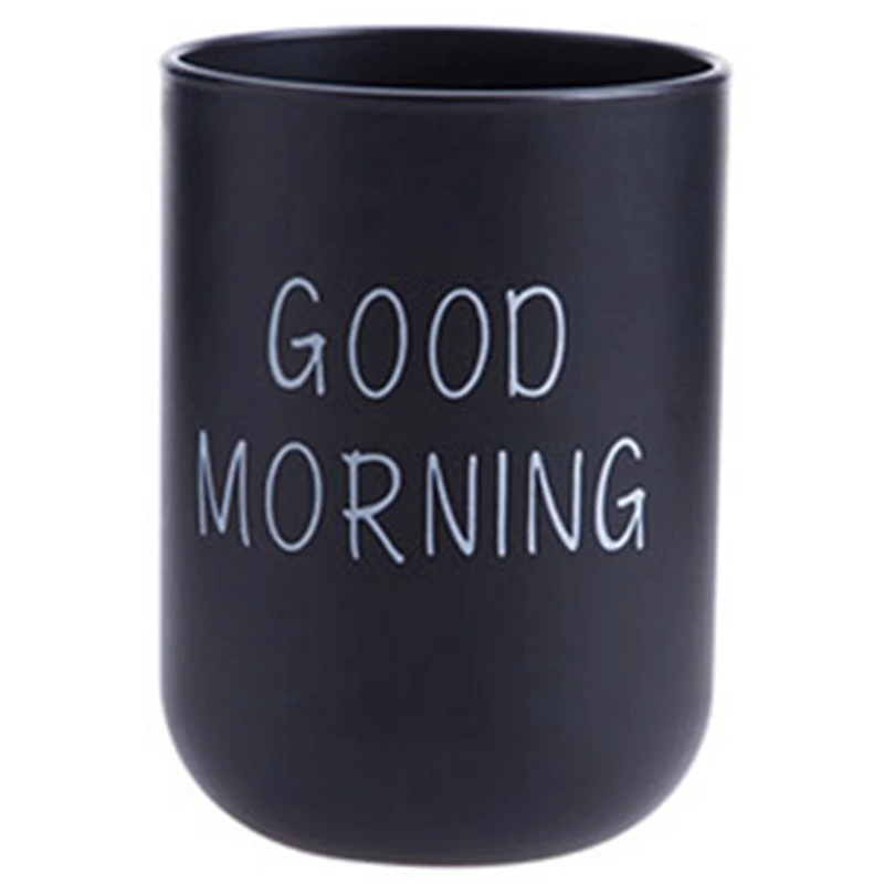 Home Bathroom Toothbrush Toothpaste Holder Round Washing Tooth Cup Pp Drinking Glass Tooth Mug Traveling Camping Black
Home Bathroom Toothbrush Toothpaste Holder Round Washing Tooth Cup Pp Drinking Glass Tooth Mug Traveling Camping Black