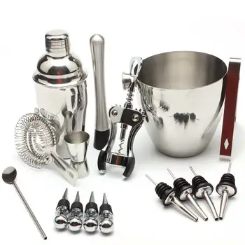 16pcs Cocktail Mixer Ices Clip Bucket Bottle Opener Muddler Bar Tools Dropshipping FAS
16pcs Cocktail Mixer Ices Clip Bucket Bottle Opener Muddler Bar Tools Dropshipping FAS