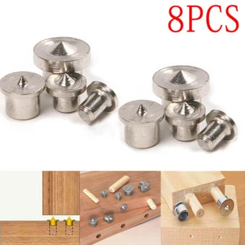 8 Pieces Point Pin Set Dowel Center Craft Carbon Steel 6/8/10/12mm Workshop Kit
8 Pieces Point Pin Set Dowel Center Craft Carbon Steel 6/8/10/12mm Workshop Kit
