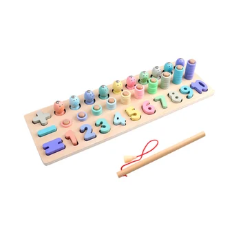 Fishing Toy Number Counting Puzzle Board Set Wooden Blocks Interactive Matching Learning Digital Shape Early Education Math Toys
Fishing Toy Number Counting Puzzle Board Set Wooden Blocks Interactive Matching Learning Digital Shape Early Education Math Toys