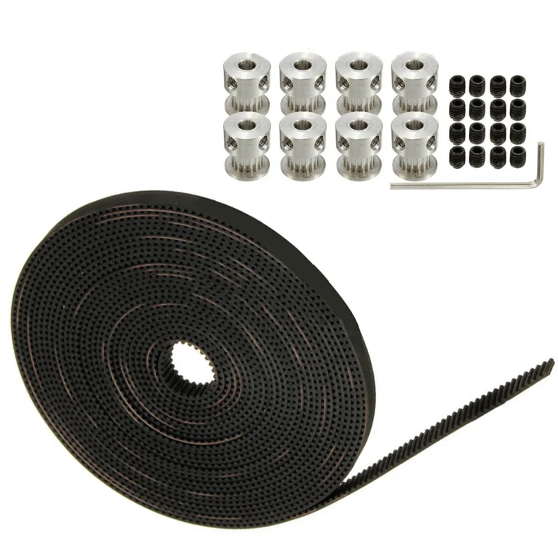26Pcs 5M GT2 Timing Pulley 16T 2GT 5mm Bore Synchronous Wheels Gear Part For RepRap Prusa Mendel 3DPrinter Parts
26Pcs 5M GT2 Timing Pulley 16T 2GT 5mm Bore Synchronous Wheels Gear Part For RepRap Prusa Mendel 3DPrinter Parts