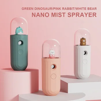 Mini Nano Face Steamer USB Cute Portable Nano Facial Sprayer Steamer Cool Mist Moisturizing Skin Anti-aging Handheld Humidifier
Mini Nano Face Steamer USB Cute Portable Nano Facial Sprayer Steamer Cool Mist Moisturizing Skin Anti-aging Handheld Humidifier