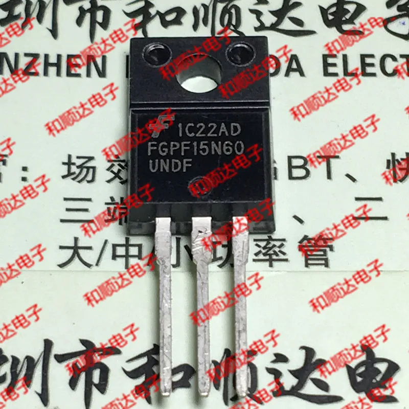 10 шт./лот FGPF15N60UNDF TO-220F с изолированным затвором (IGBT) 600V 15A | Электронные компоненты и
