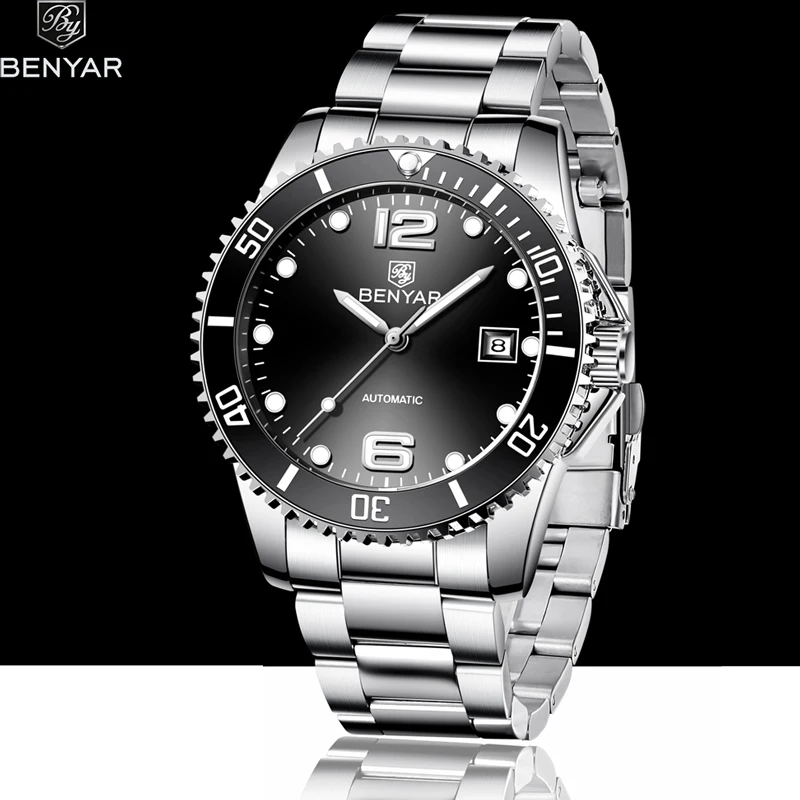 BENYAR 2019 New Men's Mechanical Watches Automatic Waterproof Watch Men Sport Military Watch Men Business Watches Reloj Hombre
BENYAR 2019 New Men's Mechanical Watches Automatic Waterproof Watch Men Sport Military Watch Men Business Watches Reloj Hombre