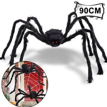 Super big plush spider made of wire and plush black and multicolour style for party or halloween decorations 1Pcs 30cm,50cm,75cm
Super big plush spider made of wire and plush black and multicolour style for party or halloween decorations 1Pcs 30cm,50cm,75cm