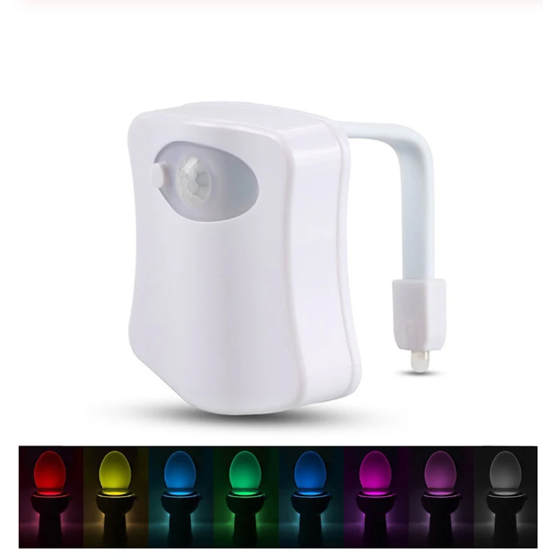 Smart PIR Motion Sensor Toilet Seat Night Light 8 Colors Waterproof Backlight For Toilet Bowl LED Luminaria Lamp WC Toilet Light
Smart PIR Motion Sensor Toilet Seat Night Light 8 Colors Waterproof Backlight For Toilet Bowl LED Luminaria Lamp WC Toilet Light