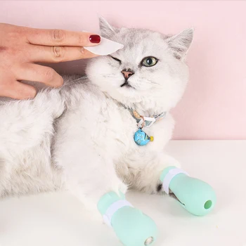 4pcs/set Pet Anti-grab Foot Cover Cat Bathing Cutting Nail Shaving Hair Silicone Leg Anti-Scratch Protector Supplies Accessories 
4pcs/set Pet Anti-grab Foot Cover Cat Bathing Cutting Nail Shaving Hair Silicone Leg Anti-Scratch Protector Supplies Accessories