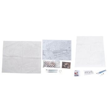 DIY Oil Painting Paint By Number Kit & Sewing New Piano & 16X20Inch Cute Pig 
DIY Oil Painting Paint By Number Kit & Sewing New Piano & 16X20Inch Cute Pig
