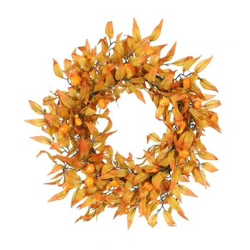 2020 New Autumn Harvest Artificial Pumpkin Leaf Front Door Wreath Thanksgiving Fall Wall Garland Halloween Decoration
2020 New Autumn Harvest Artificial Pumpkin Leaf Front Door Wreath Thanksgiving Fall Wall Garland Halloween Decoration
