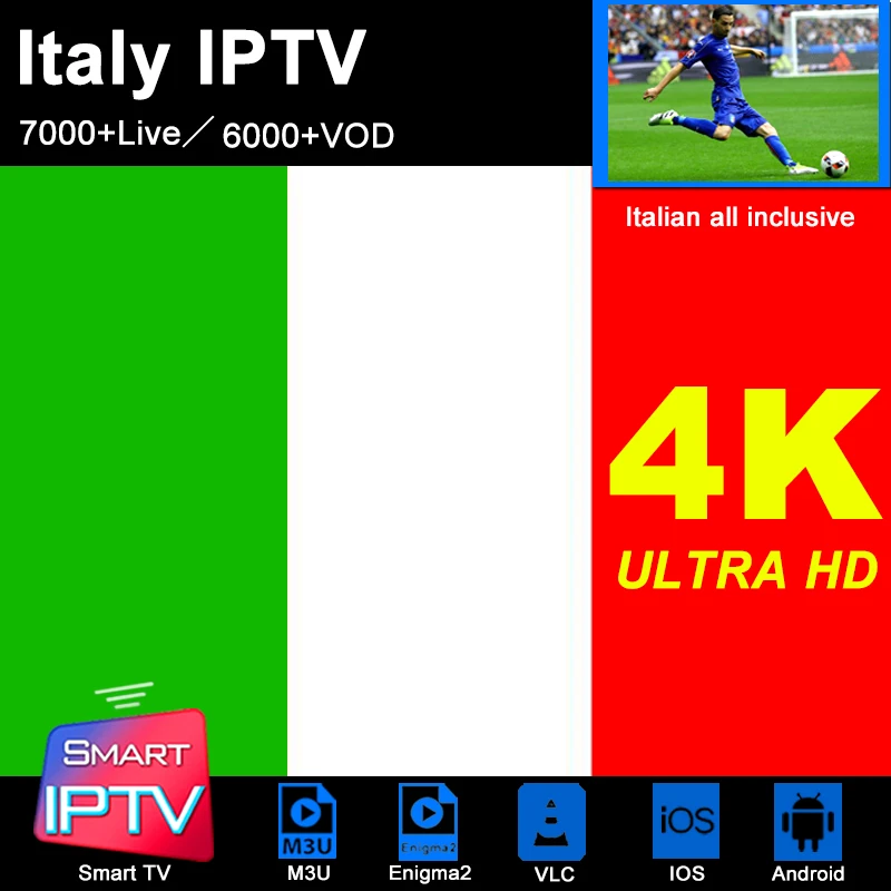 

Italy IPTV Subscription m3u iptv Portugal France Spain Canada Arab Germany Sweden Android IPTV MAG Box m3u SAMSUNG LG Smart TV