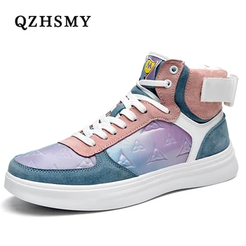 Quality Original Zapatos Popular Street Men Casual Shoes Man Flats Shoes Comfortable Trend High Top Footwear Men Vulcanize Shoe 
Quality Original Zapatos Popular Street Men Casual Shoes Man Flats Shoes Comfortable Trend High Top Footwear Men Vulcanize Shoe