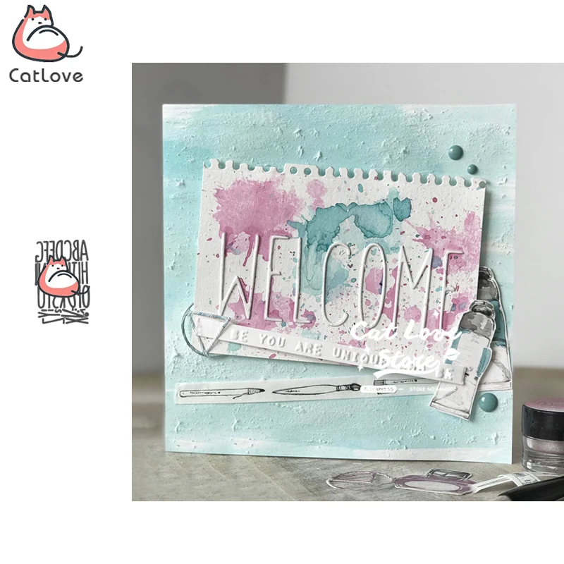 Alphabet Letter Series Metal Cutting Dies Scrapbooking Stencil Craft Embossing Die Cuts Card Making New Dies For 2019
Alphabet Letter Series Metal Cutting Dies Scrapbooking Stencil Craft Embossing Die Cuts Card Making New Dies For 2019