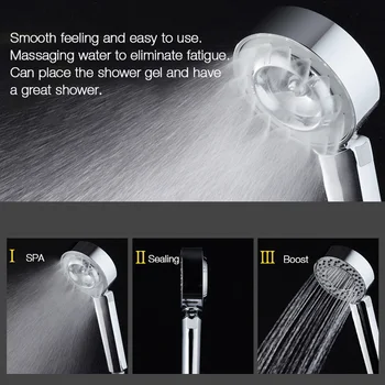 NEW Double-sided Shower Head Water Saving Round ABS Chrome Booster Bath Shower High Pressure Handheld Hand Shower Faucet
NEW Double-sided Shower Head Water Saving Round ABS Chrome Booster Bath Shower High Pressure Handheld Hand Shower Faucet