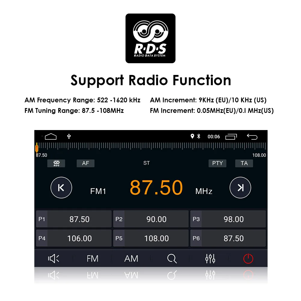 Top IPS 2 din Android 9.0 4G 64G Car GPS For Ford Mondeo S-max Focus C-MAX Galaxy Fiesta transit Fusion Connect kuga DVD PLAYER 23