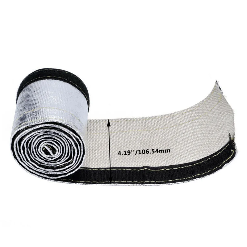 1pc Motorcycle Heat Shield Sleeve Hook And Loop Edges Metallic Insulated 3/4x 6 Ft Cover Wrap Metallic Heat Shield Sleeve
1pc Motorcycle Heat Shield Sleeve Hook And Loop Edges Metallic Insulated 3/4x 6 Ft Cover Wrap Metallic Heat Shield Sleeve