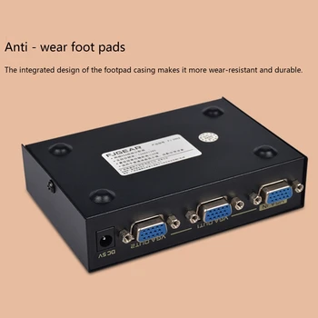 VGA Frequency Divider 2-Port HD Video Distributor Computer Monitor Monitor One Divided into Two Video Synchronizer
VGA Frequency Divider 2-Port HD Video Distributor Computer Monitor Monitor One Divided into Two Video Synchronizer