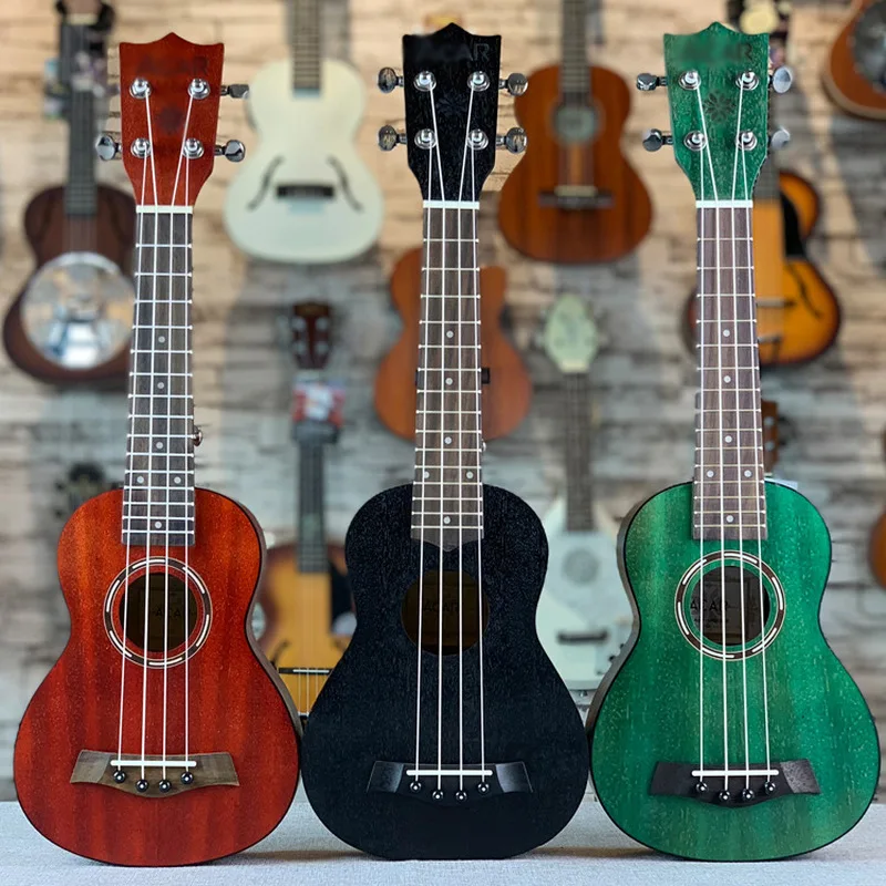 Ukulele 21 Inches All Mahogany Mini Electric Soprano Acoustic Guitar 4 Strings Ukelele Guitarra Install Pickup Red Green Black
Ukulele 21 Inches All Mahogany Mini Electric Soprano Acoustic Guitar 4 Strings Ukelele Guitarra Install Pickup Red Green Black