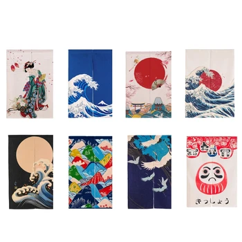 Japanese Print Noren Curtain Linen Cotton Japan Tapestry for Doorway S / L 
Japanese Print Noren Curtain Linen Cotton Japan Tapestry for Doorway S / L