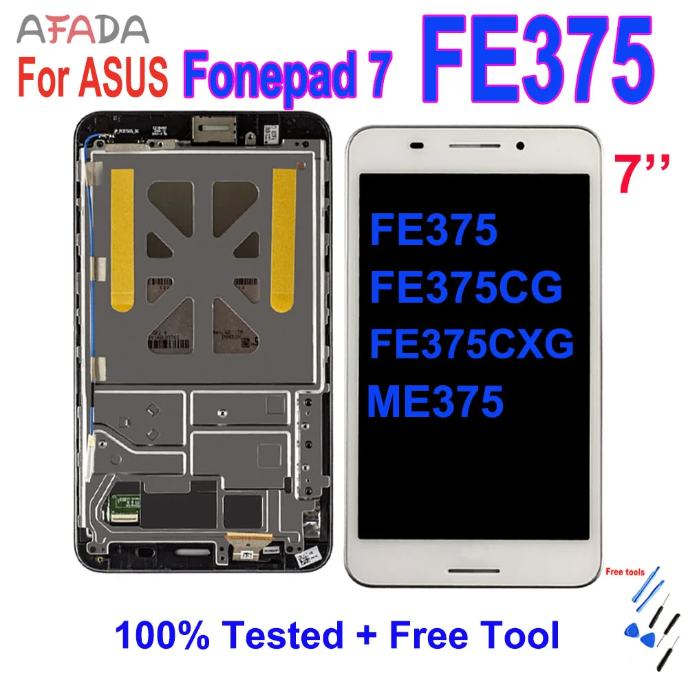 

7'' For Asus Fonepad 7 FE375CG FE7530CXG ME375 FE375CXG FE375C FE375 LCD Display Digitizer Assembly Touch Panel Screen Glass