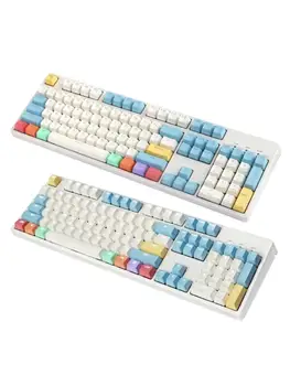 108 Keys Colorful Chalk Design PBT Backlit Keycaps for cherry Mx Keyboard Keycap
108 Keys Colorful Chalk Design PBT Backlit Keycaps for cherry Mx Keyboard Keycap