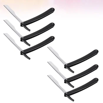 6pcs Safe Manual Beard Shaver Men Barber Razor Hair Salon Shaver Hair Shaving Tool Eyebrow Razor Holder (Black, Without Cutting
6pcs Safe Manual Beard Shaver Men Barber Razor Hair Salon Shaver Hair Shaving Tool Eyebrow Razor Holder (Black, Without Cutting