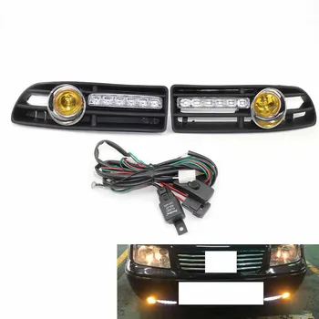 Front GRILLE FOG Light Lamp FOR VW JETTA BORA MK4 99-04 LED DRL (white) Yellow Lens 
Front GRILLE FOG Light Lamp FOR VW JETTA BORA MK4 99-04 LED DRL (white) Yellow Lens