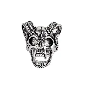 Domineering Retro Stainless Steel Satan Sheep Head Ring for Men Women Personality Hip-hop Skull Ring Punk Jewelry Accessories
Domineering Retro Stainless Steel Satan Sheep Head Ring for Men Women Personality Hip-hop Skull Ring Punk Jewelry Accessories