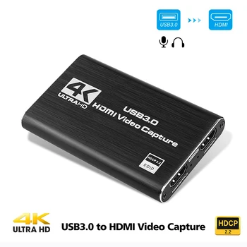 Video Converter for Game Streaming Live Broadcasts Video Recording Audio Video Capture Card HDMI USB3.0 4K 1080P 60fps Converter
Video Converter for Game Streaming Live Broadcasts Video Recording Audio Video Capture Card HDMI USB3.0 4K 1080P 60fps Converter