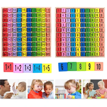 Montessori Wooden 99 Multiplication Math Toys Arithmetic Teaching Educational Learning Toys Aids Kids for Children Math Game
Montessori Wooden 99 Multiplication Math Toys Arithmetic Teaching Educational Learning Toys Aids Kids for Children Math Game