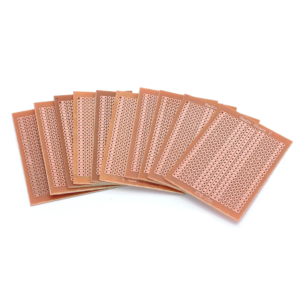 10 Pcs 5x7cm DIY Prototype Paper PCB Universal Experiment Matrix Circuit Board Drop Ship Support
10 Pcs 5x7cm DIY Prototype Paper PCB Universal Experiment Matrix Circuit Board Drop Ship Support