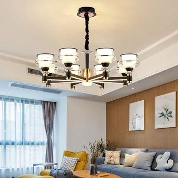 Modern Minimalist Living Chandelier Light Luxury Dining Room Bedroom Nordic Lamps American Lamp Arm Luminous Crystal Lighting 
Modern Minimalist Living Chandelier Light Luxury Dining Room Bedroom Nordic Lamps American Lamp Arm Luminous Crystal Lighting
