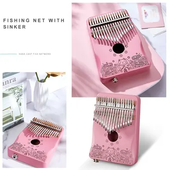 Portable 17 Keys Kalimbas with Electric Pickup Lightweight Mahogany Musical Instrument Thumb Piano Beginner Music Learning
Portable 17 Keys Kalimbas with Electric Pickup Lightweight Mahogany Musical Instrument Thumb Piano Beginner Music Learning