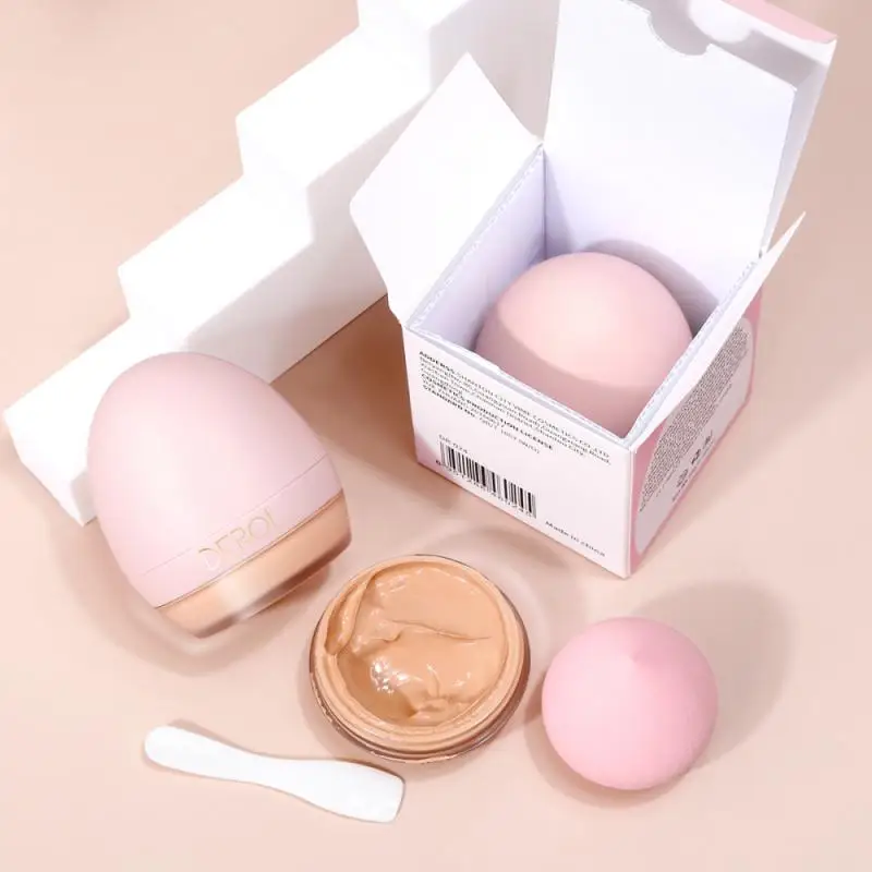 4 Colors Lightweight Foundation Cream With Makeup Egg Cover Spots Brightening Moisturizing Liquid Foundation Concealer TSLM1
4 Colors Lightweight Foundation Cream With Makeup Egg Cover Spots Brightening Moisturizing Liquid Foundation Concealer TSLM1