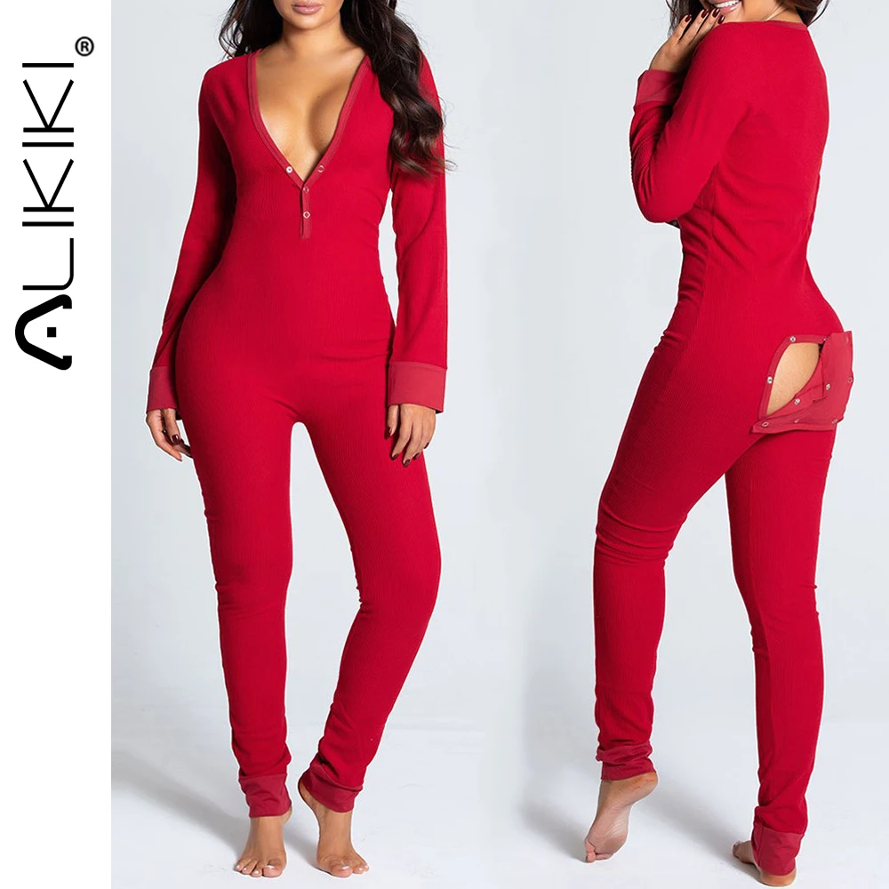 Autumn Winter Adults Women Sexy Onesies With Butt Flap Pajama Open Butt Romper Jumpsuit Bodysuit Open Crotch Nightwear
Autumn Winter Adults Women Sexy Onesies With Butt Flap Pajama Open Butt Romper Jumpsuit Bodysuit Open Crotch Nightwear