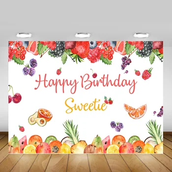 Sweetie Happy Birthday Photography Backdrop for Photo Studio Summer Fruit Party Video Background Photocall Photoshoot Props
Sweetie Happy Birthday Photography Backdrop for Photo Studio Summer Fruit Party Video Background Photocall Photoshoot Props