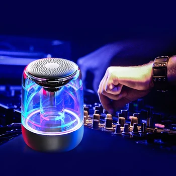 C7 Portable Bluetooth 5.0 Speaker Transparent LED Luminous Subwoofer TWS 6D Surround HIFI Stereo Cool Audio For Mobile Phone
C7 Portable Bluetooth 5.0 Speaker Transparent LED Luminous Subwoofer TWS 6D Surround HIFI Stereo Cool Audio For Mobile Phone
