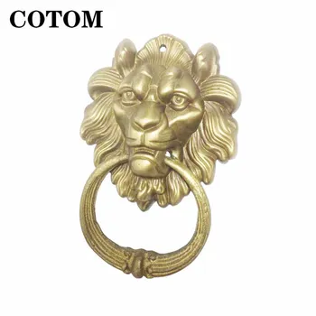 COTOM 1Pcs Vintage Brass Casting Lion Head Door Knocker Solid Wood Villa Courtyard Gate Ring Door Handle Pulls Knob Decoration
COTOM 1Pcs Vintage Brass Casting Lion Head Door Knocker Solid Wood Villa Courtyard Gate Ring Door Handle Pulls Knob Decoration