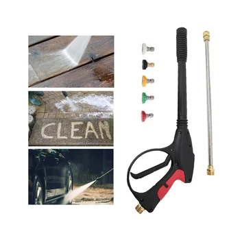 High pressure Car Spray Water Gun Washing Tool with 8m Water Pipe 5 Spray Tip Car Washer Home Garden Cleaning Tools Kit
High pressure Car Spray Water Gun Washing Tool with 8m Water Pipe 5 Spray Tip Car Washer Home Garden Cleaning Tools Kit