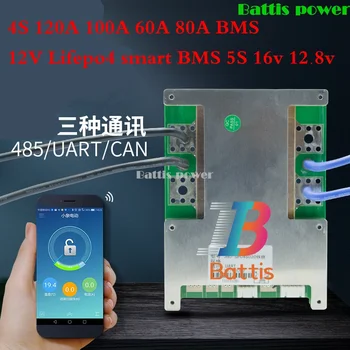 4S 100A 60A 80A BMS 12V Lifepo4 120A smart BMS 3S 12.8v pcm with android Bluetooth app balance with communication UART tools box
4S 100A 60A 80A BMS 12V Lifepo4 120A smart BMS 3S 12.8v pcm with android Bluetooth app balance with communication UART tools box