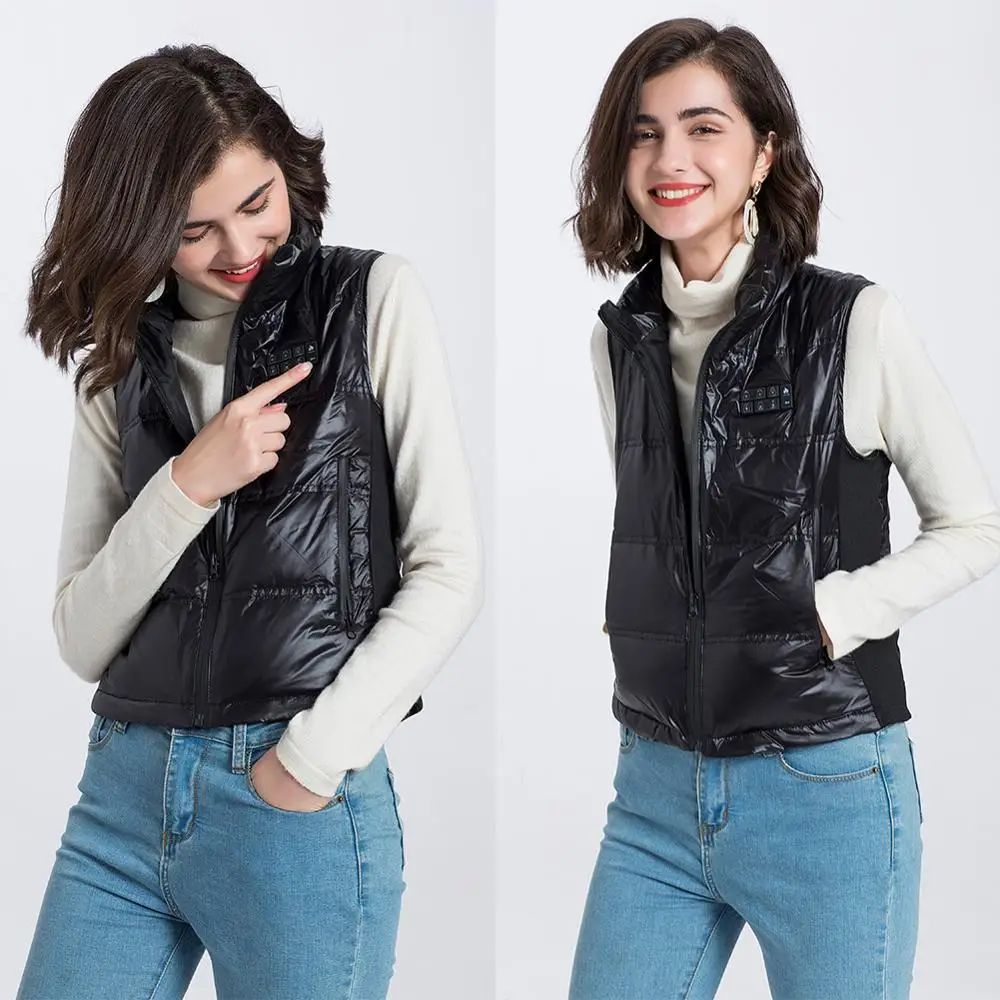 11 Areas Heating Vest Intelligent Temperature Control Electric Full Body Charging Vest Down heated Jacket Women Winter
11 Areas Heating Vest Intelligent Temperature Control Electric Full Body Charging Vest Down heated Jacket Women Winter