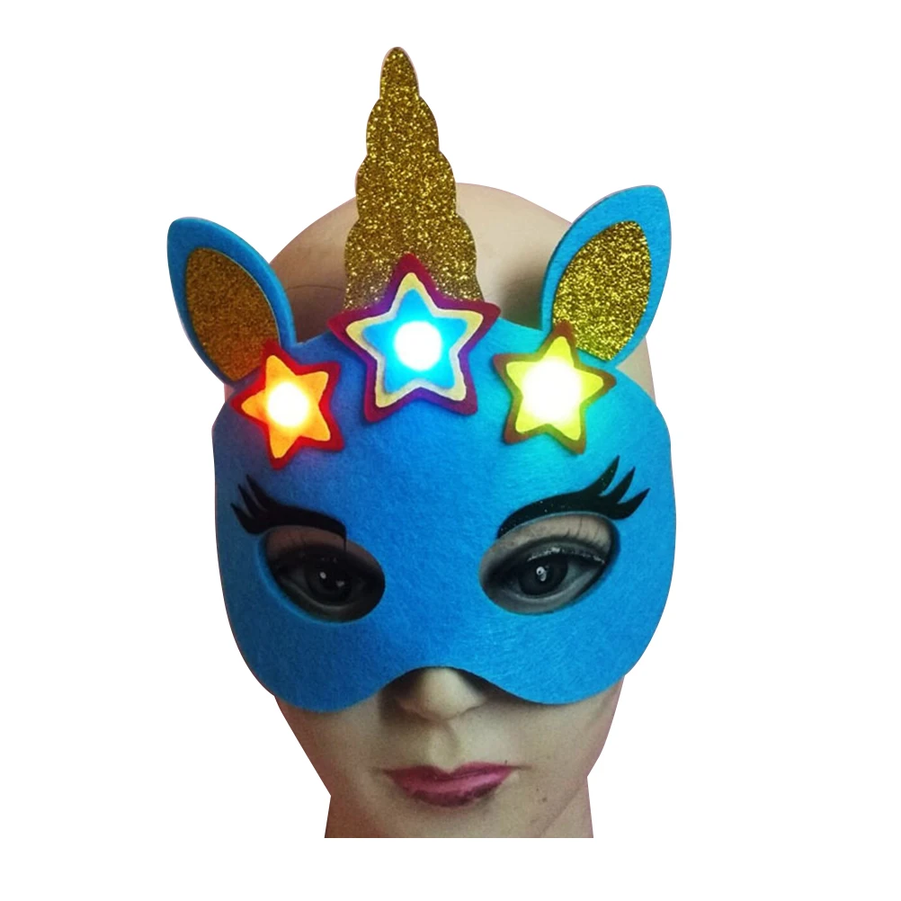 1PC Non-woven Fabrics Creative Nontoxic Luminous Unicorn Masks Unicorn Theme Party Supplies for Birthday Party Kids
1PC Non-woven Fabrics Creative Nontoxic Luminous Unicorn Masks Unicorn Theme Party Supplies for Birthday Party Kids
