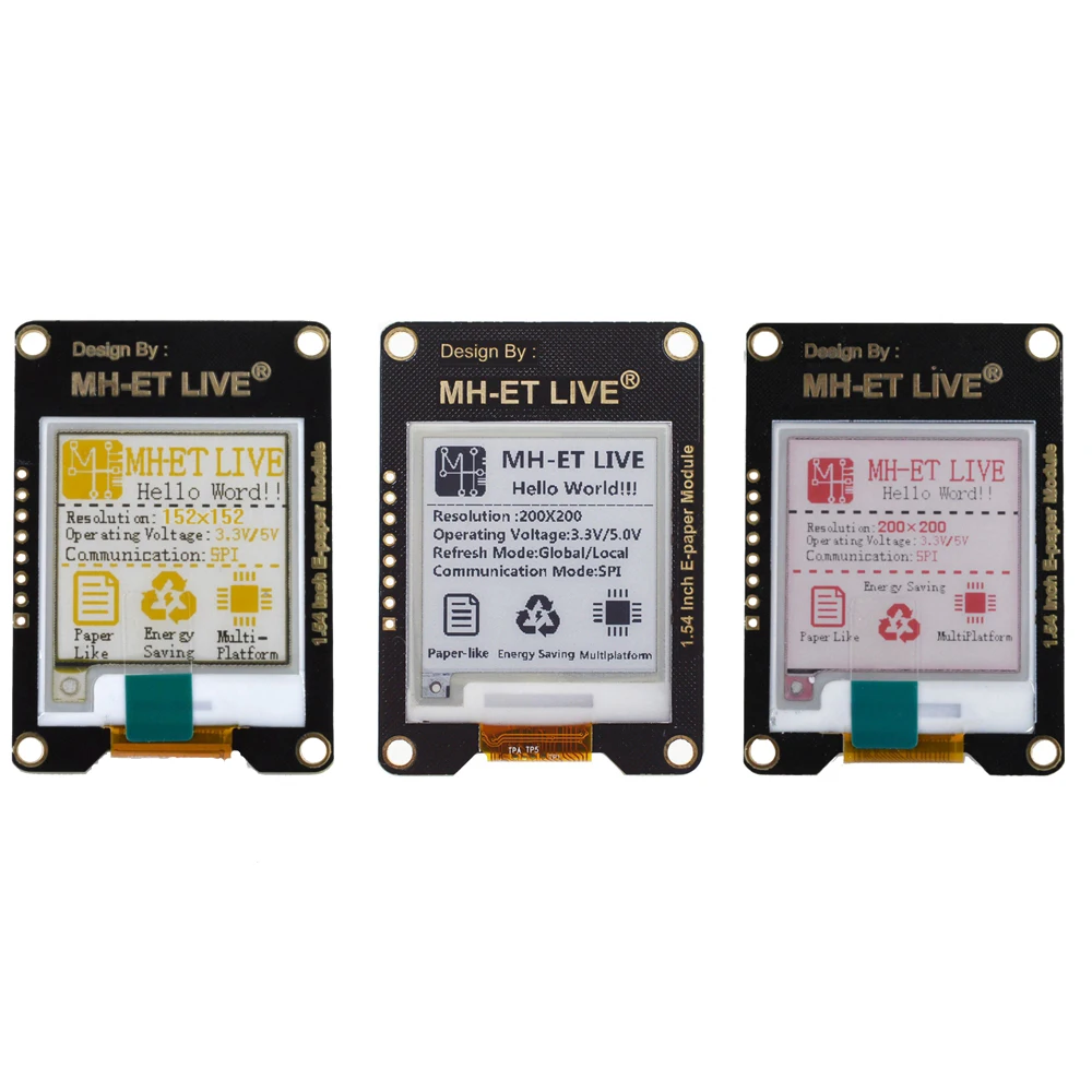 1.54 Inch Epaper Module E-paper E-Ink EInk Display Screen SPI Support Global/Part For Arduino STM raspberry pi ESP32
1.54 Inch Epaper Module E-paper E-Ink EInk Display Screen SPI Support Global/Part For Arduino STM raspberry pi ESP32