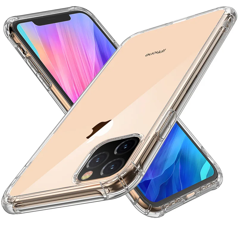 Ultra Thin Soft Anti-fall Clear Transparent TPU Silicone Case for Iphone 11 Pro 11 Pro Max Back Cover Capinha Coque Etui Capa
Ultra Thin Soft Anti-fall Clear Transparent TPU Silicone Case for Iphone 11 Pro 11 Pro Max Back Cover Capinha Coque Etui Capa